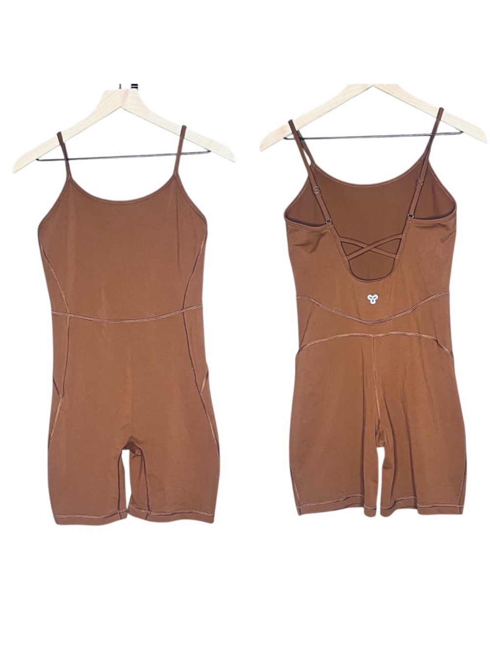 TNAction Aritzia Brown Romper 7” Size Medium